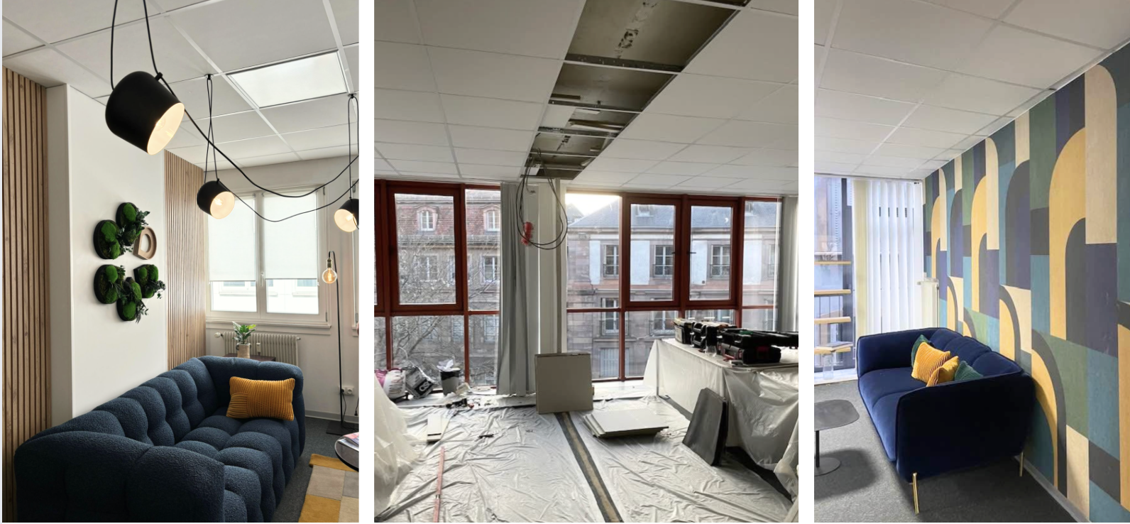 Aménagement complet de bureaux professionnels 🏢